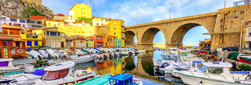 Fischhafen in Marseille